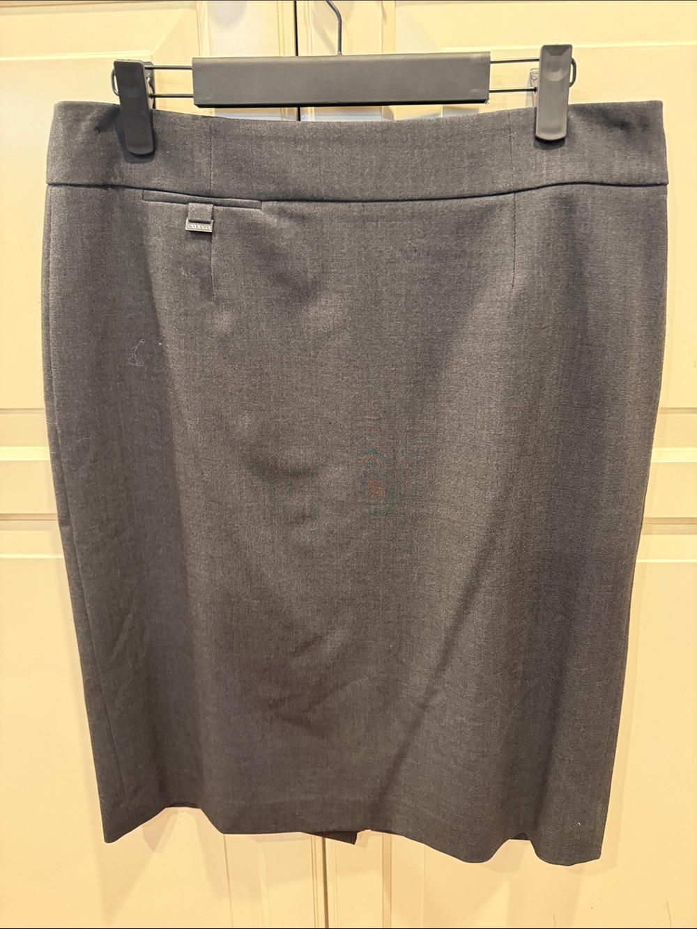 Calvin Klein NWOT Gray Tailored Pencil Skirt